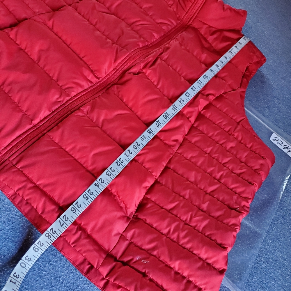 Lands' End Red Quilted Puffer Vest - Women's - Picture 10 of 11